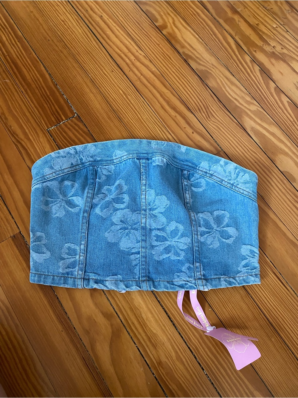 Kulani Kinis Denim Tube Top